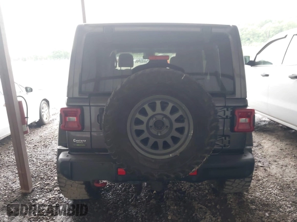 2021 Jeep Wrangler Unlimited Rubicon with VIN 1C4JJXFM6MW538774, listed as a IAAI auction lot 42368651 with 49,490 mi miles and . Bid and sale history available at DreamBid. Image 16.