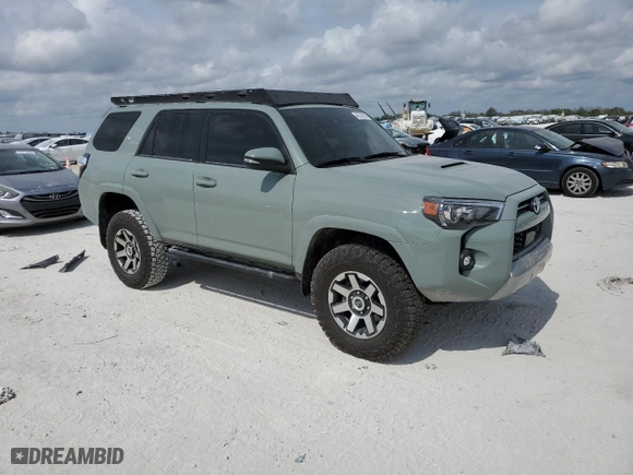 2023 Toyota 4Runner TRD Off Road Premium with VIN JTERU5JRXP6130540, listed as a Copart auction lot 45702995 with 0 mi miles and Non Repairable. Bid and sale history available at carsss.com. Image 4.