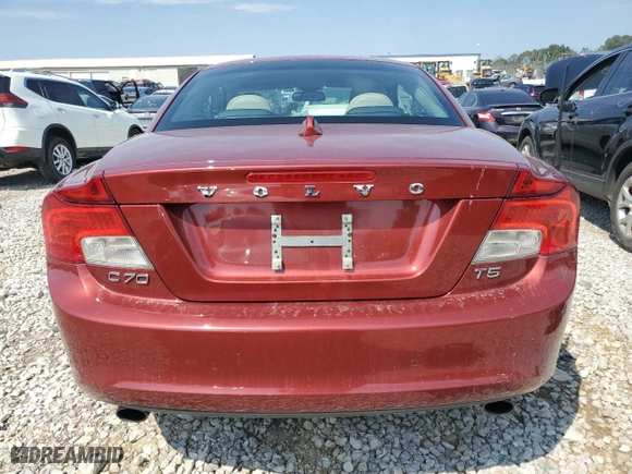 2011 Volvo C70 with VIN YV1672MC7BJ117524, listed as a Copart auction lot 72625204 with 46,969 mi miles and Clean Title. Bid and sale history available at carsss.com. Image 6.