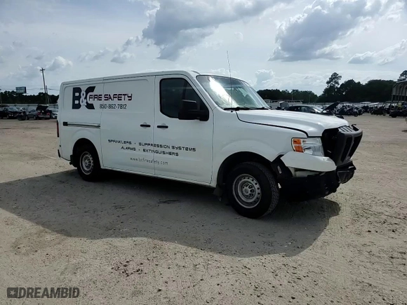 2020 Nissan NV Cargo S with VIN 1N6BF0KY7LN802396, listed as a Copart auction lot 59699594 with 91,332 mi miles and Non Repairable. Bid and sale history available at carsss.com. Image 11.