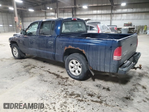 2004 Dodge Dakota Sport with VIN 1D7HL38NX4S579042, listed as a Copart auction lot 85283564 with 327,981 mi miles and Salvage Title. Bid and sale history available at carsss.com. Image 2.