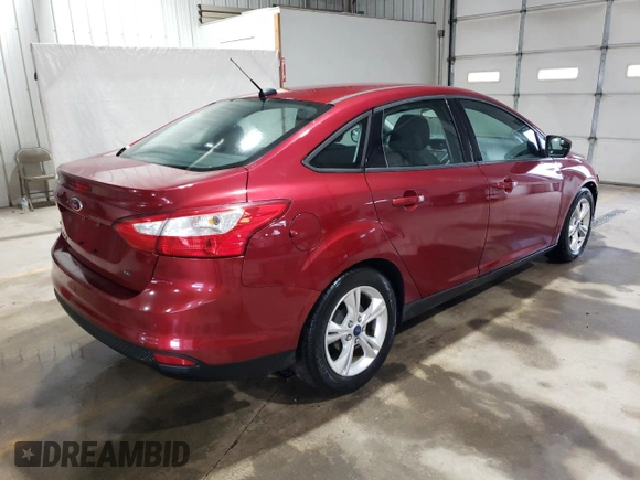 2014 Ford Focus SE with VIN 1FADP3F26EL261975, listed as a Copart auction lot 51954445 with 80,231 mi miles and Salvage Title. Bid and sale history available at carsss.com. Image 3.