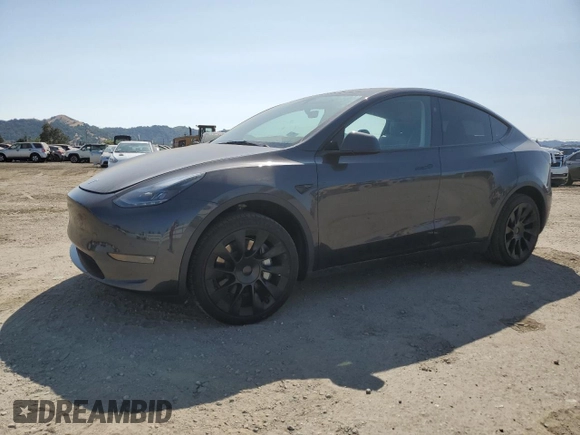 2024 Tesla Model Y Long Range with VIN 7SAYGAEE2RF101616, listed as a Copart auction lot 62236425 with 32,619 mi miles and Salvage title. Bid and sale history available at DreamBid. Image 1.