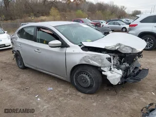 2017 Nissan Sentra SV with VIN 3N1AB7APXHL693325, listed as a IAAI auction lot 40849349 with 130,098 mi miles. Bid and sale history available at carsss.com. Image 1.