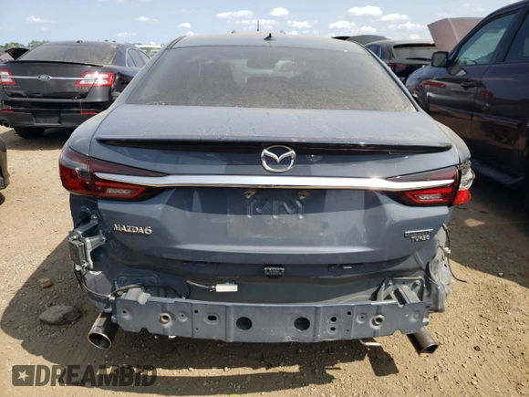 2021 Mazda 6 Grand Touring Reserve with VIN JM1GL1WY4M1616390, listed as a Copart auction lot 68140444 with 21,674 mi miles and Salvage Title. Bid and sale history available at DreamBid. Image 6.