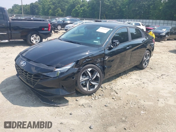 2023 Hyundai Elantra SEL with VIN KMHLS4AGXPU469704, listed as a IAAI auction lot 42355219 with 21,871 mi miles and . Bid and sale history available at DreamBid. Image 16.