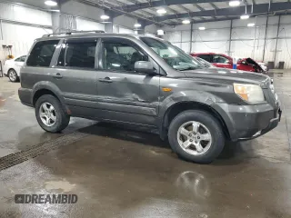 2008 Honda Pilot SE with VIN 5FNYF18398B047689, listed as a Copart auction lot 53529555 with 145,353 mi miles and Salvage Title. Bid and sale history available at DreamBid. Image 4.