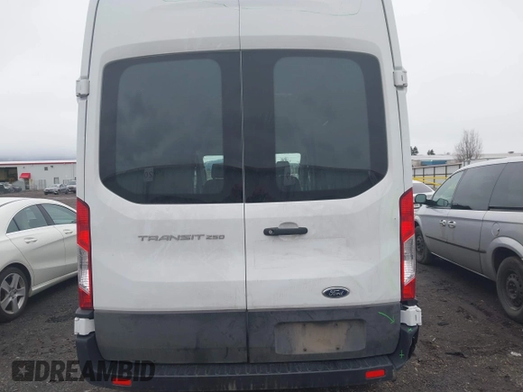2021 Ford Transit Cargo with VIN 1FTBR1X83MKA49560, listed as a IAAI auction lot 41657997 with 44,518 mi miles and . Bid and sale history available at DreamBid. Image 16.