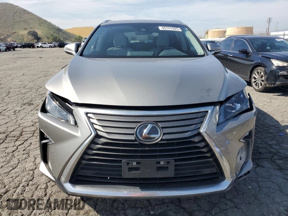 2017 Lexus RX with VIN 2T2ZZMCA9HC083871, listed as a Copart auction lot 45741825 with 35,161 mi miles and Salvage Title. Bid and sale history available at carsss.com. Image 5.