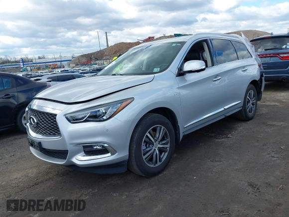 2019 Infiniti QX60 Luxe with VIN 5N1DL0MMXKC554603, listed as a IAAI auction lot 41751072 with 49,654 mi miles and . Bid and sale history available at DreamBid. Image 20.