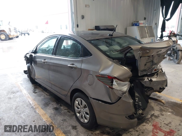 2017 Hyundai Accent SE with VIN KMHCT4AE1HU372999, listed as a IAAI auction lot 41156613 with 111,880 mi miles. Bid and sale history available at carsss.com. Image 3.