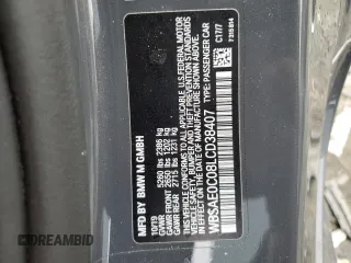 2020 BMW M8 z VIN WBSAE0C08LCD38407, wystawiony jako Copart lot #36917983 z przebiegiem 24 462 mil mil oraz . Historia ofert i sprzedaży dostępna na DreamBid. Obrazek 12.