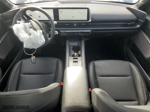 2023 Hyundai IONIQ 6 SEL with VIN KMHM34AC0PA023433, listed as a Copart auction lot 43727925 with 50,477 mi miles and Salvage Title. Bid and sale history available at carsss.com. Image 8.