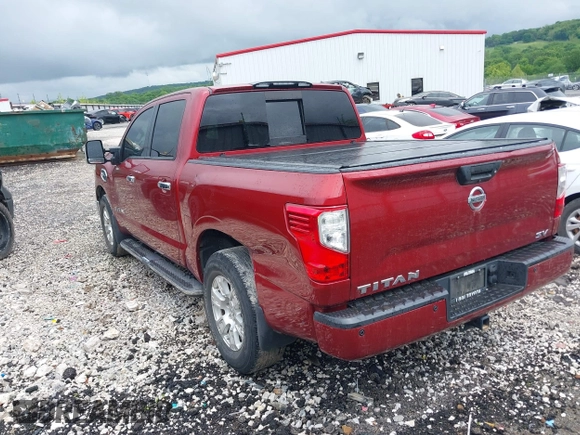 2017 Nissan Titan Platinum Reserve z VIN 1N6AA1E67HN506425, wystawiony jako IAAI lot #42147358 z przebiegiem 88 519 mil mil oraz . Historia ofert i sprzedaży dostępna na DreamBid. Obrazek 3.