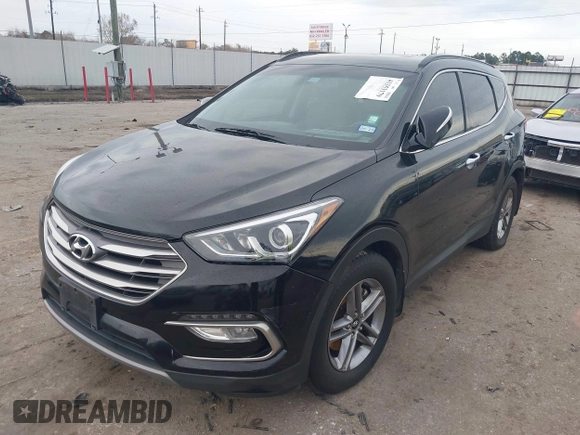 2017 Hyundai Santa Fe Sport 2.4L with VIN 5NMZU3LB6HH008593, listed as a IAAI auction lot 41353179 with 232,785 mi miles. Bid and sale history available at carsss.com. Image 2.