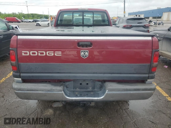 1996 Dodge 1500 z VIN 1B7HC16Y2TJ139882, wystawiony jako Copart lot #57718955 z przebiegiem 108 136 mil mil oraz Czysty tytuł • Clean title. Historia ofert i sprzedaży dostępna na DreamBid. Obrazek 6.