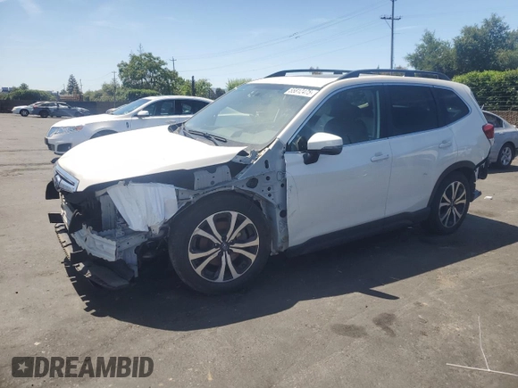 2021 Subaru Forester Limited с VIN JF2SKAUC4MH554048, выставлен на аукционе Copart как лот 55812475 с пробегом 25 708 миль миль и Списание • Salvage title. История ставок и продаж доступна на DreamBid. Изображение 1.