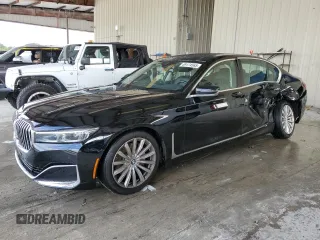 2022 BMW 7 Series 740i xDrive z VIN WBA7T4C05NCH91186, wystawiony jako Copart lot #89174565 z przebiegiem 33 032 mil mil oraz Szkoda całkowita • Salvage title. Historia ofert i sprzedaży dostępna na DreamBid. Obrazek 1.