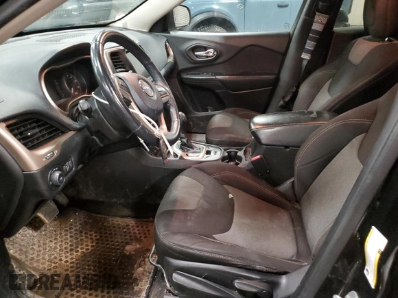 2014 Jeep Cherokee Latitude with VIN 1C4PJLCB6EW275094, listed as a Copart auction lot 45627785 with 169,391 mi miles and Salvage Title. Bid and sale history available at carsss.com. Image 7.