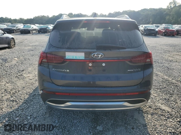 2023 Hyundai Santa Fe Hybrid SEL Premium with VIN 5NMS3DA16PH000092, listed as a Copart auction lot 70671854 with 36,603 mi miles and Salvage Title. Bid and sale history available at carsss.com. Image 6.