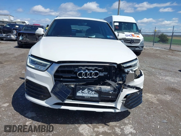 2016 Audi Q3 Prestige with VIN WA1GFCFS9GR022778, listed as a IAAI auction lot 41986610 with 14,508 mi miles. Bid and sale history available at carsss.com. Image 12.