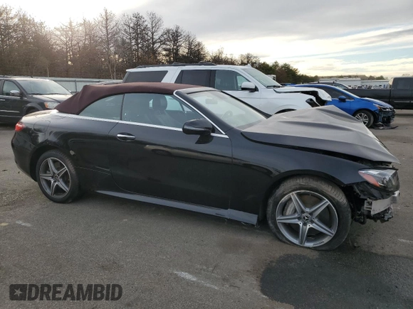 2018 Mercedes-Benz E-Class E 400 with VIN WDD1K6GB0JF038311, listed as a Copart auction lot 79185004 with 0 mi miles and Salvage Title. Bid and sale history available at carsss.com. Image 4.