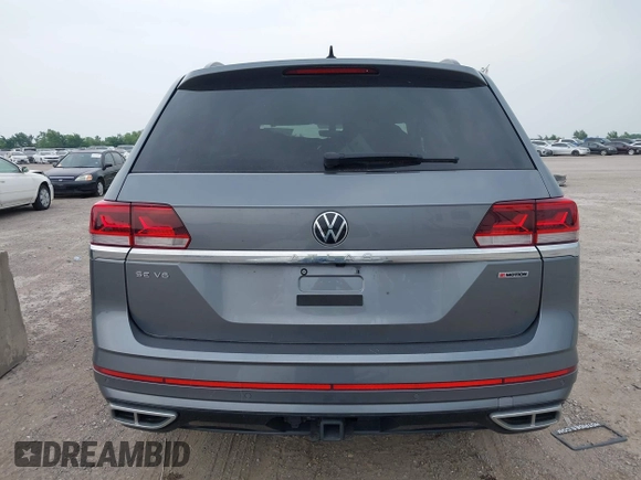 2021 Volkswagen Atlas SE with VIN 1V2NR2CA4MC529207, listed as a IAAI auction lot 42265026 with 53,185 mi miles and . Bid and sale history available at DreamBid. Image 17.