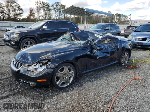 2007 Lexus SC 430 with VIN JTHFN45Y279015959, listed as a Copart auction lot 76269074 with 77,001 mi miles and Non Repairable. Bid and sale history available at DreamBid. Image 1.