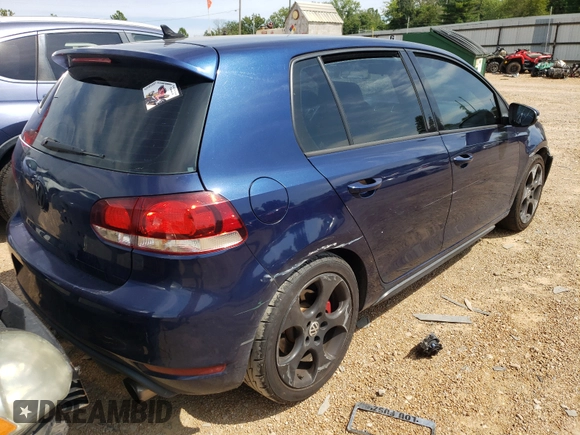 2010 Volkswagen Golf GTI with VIN WVWHV7AJ4AW376431, listed as a Copart auction lot 69883014 with 185,644 mi miles and Salvage title. Bid and sale history available at DreamBid. Image 4.