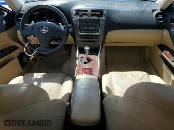 2008 Lexus IS 250 с VIN JTHCK262982019950, выставлен на аукционе Copart как лот 56975195 с пробегом Не указан миль и Списание • Salvage title. История ставок и продаж доступна на DreamBid. Изображение 8.