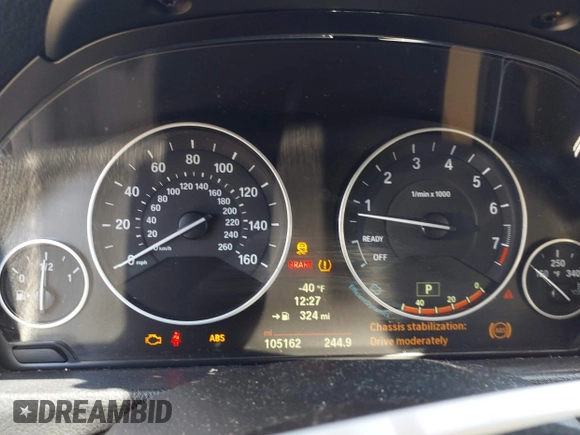 2014 BMW 3 Series 328i with VIN WBA3A5C55EP603035, listed as a IAAI auction lot 41771067 with 105,162 mi miles and . Bid and sale history available at carsss.com. Image 7.