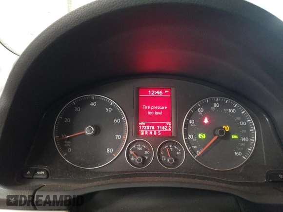 2008 Volkswagen Rabbit S with VIN WVWDA71K68W182500, listed as a Copart auction lot 45414015 with 172,078 mi miles and Salvage title. Bid and sale history available at DreamBid. Image 9.