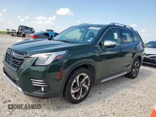 2024 Subaru Forester Touring with VIN JF2SKAMC6RH407575, listed as a Copart auction lot 62122075 with 10,712 mi miles and Salvage title. Bid and sale history available at DreamBid. Image 1.