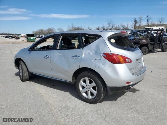 2010 Nissan Murano S with VIN JN8AZ1MU6AW019393, listed as a Copart auction lot 50183005 with 130,036 mi miles and Salvage Title. Bid and sale history available at carsss.com. Image 2.