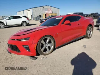 2018 Chevrolet Camaro 2SS z VIN 1G1FH1R72J0102628, wystawiony jako Copart lot #87001144 z przebiegiem Nie podano mil oraz Czysty tytuł • Clean title. Historia ofert i sprzedaży dostępna na DreamBid. Obrazek 1.
