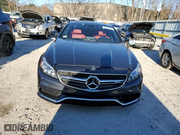 2018 Mercedes-Benz CLS 63 S AMG with VIN WDDLJ7GB0JA205796, listed as a Copart auction lot 82857954 with 62,406 mi miles and Salvage title. Bid and sale history available at DreamBid. Image 5.