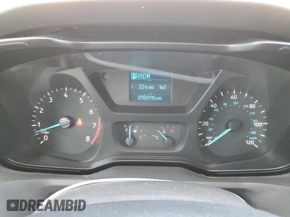 2015 Ford Transit Cargo with VIN 1FTNR2CM7FKA15808, listed as a Copart auction lot 55342165 with 98,996 mi miles and Salvage Title. Bid and sale history available at DreamBid. Image 9.