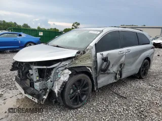 2021 Toyota Sienna XSE with VIN 5TDDRKEC0MS058506, listed as a Copart auction lot 61259175 with 49,705 mi miles and Salvage title. Bid and sale history available at DreamBid. Image 1.