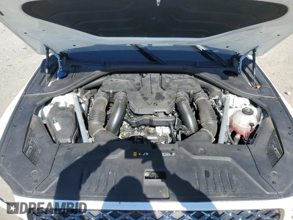2024 Genesis GV70 Sport with VIN 5NMMCDTC5RH015306, listed as a Copart auction lot 47453885 with 24,248 mi miles and Salvage title. Bid and sale history available at DreamBid. Image 12.