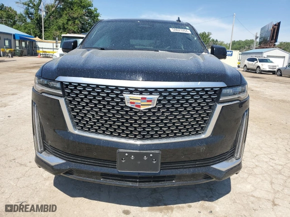 2023 Cadillac Escalade 4WD Premium Luxury with VIN 1GYS4BKL7PR487889, listed as a Copart auction lot 59027264 with 10,755 mi miles and Salvage Title. Bid and sale history available at carsss.com. Image 5.