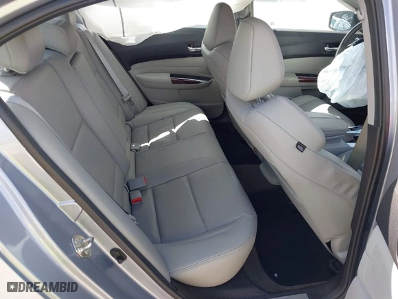 2015 Acura TLX V6 Tech with VIN 19UUB2F59FA005003, listed as a IAAI auction lot 40142940 with 1 mi miles. Bid and sale history available at carsss.com. Image 8.