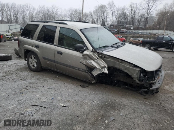 2003 Chevrolet TrailBlazer LTZ with VIN 1GNDT13S132150887, listed as a Copart auction lot 88429855 with 209,860 mi miles and Salvage Title. Bid and sale history available at DreamBid. Image 4.