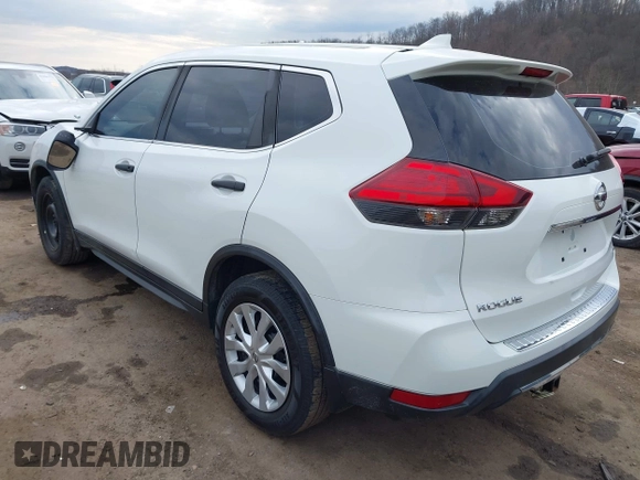 2017 Nissan Rogue SV with VIN KNMAT2MV5HP528634, listed as a IAAI auction lot 41876080 with 92,099 mi miles. Bid and sale history available at carsss.com. Image 3.