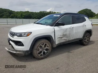 2025 Jeep Compass Limited with VIN 3C4NJDCN9ST580629, listed as a Copart auction lot 63577135 with 3,682 mi miles and Clean title. Bid and sale history available at DreamBid. Image 1.