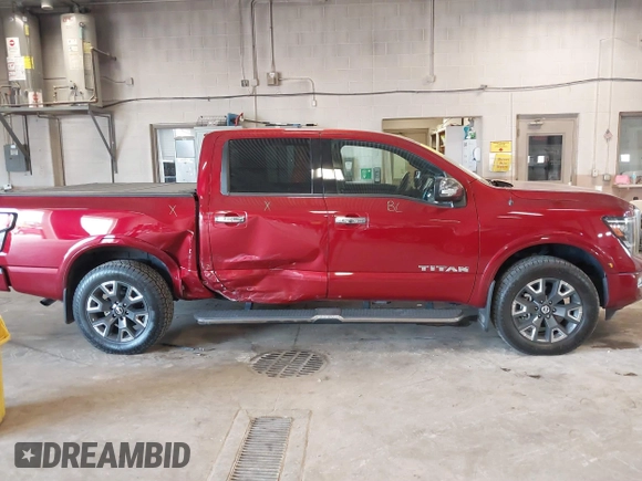 2021 Nissan Titan Pro-4X with VIN 1N6AA1ED9MN525986, listed as a IAAI auction lot 41795296 with 34,395 mi miles and . Bid and sale history available at DreamBid. Image 13.