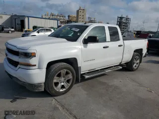 2017 Chevrolet Silverado 1500 Custom with VIN 1GCVKPEC1HZ138455, listed as a Copart auction lot 52700494 with 106,666 mi miles and Salvage Title. Bid and sale history available at carsss.com. Image 1.