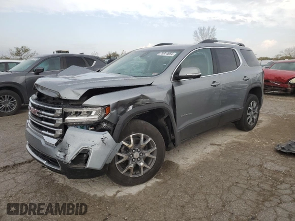 2023 GMC Acadia SLT with VIN 1GKKNML46PZ227946, listed as a Copart auction lot 78614954 with 29,616 mi miles and Salvage Title. Bid and sale history available at DreamBid. Image 1.