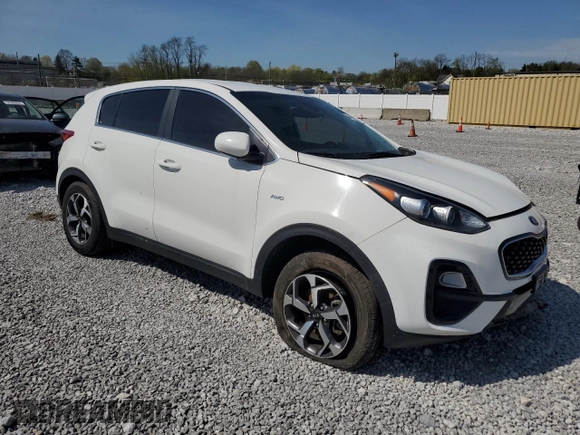 2020 Kia Sportage LX with VIN KNDPMCAC6L7672217, listed as a Copart auction lot 54586355 with 72,661 mi miles and Clean Title. Bid and sale history available at carsss.com. Image 4.