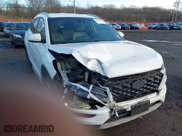 2019 Hyundai Tucson Ultimate with VIN KM8J3CAL3KU892709, listed as a IAAI auction lot 41216616 with 86,026 mi miles. Bid and sale history available at carsss.com. Image 6.