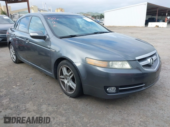 2008 Acura TL with VIN 19UUA662X8A003196, listed as a IAAI auction lot 42033986 with 185,330 mi miles. Bid and sale history available at carsss.com. Image 1.